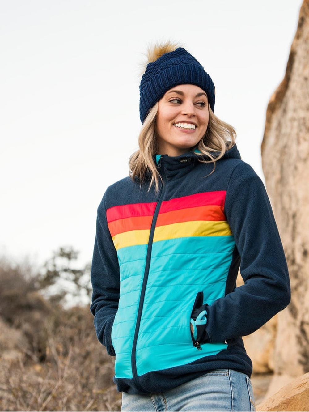 YoColorado Momentum Polertec Fleece Jacket - Navy - NWT - XXL